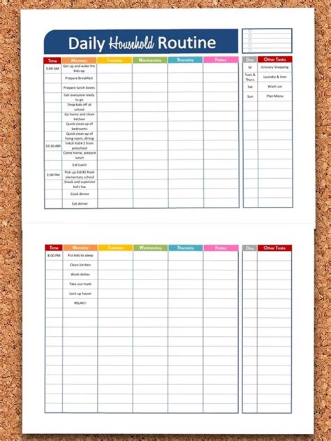 Best 25 Daily Routine Chart Ideas On Pinterest Daily