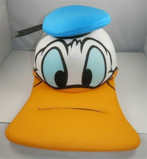 Disney Parks Donald Duck Character Hat Foam Adult Baseball Cap One Size