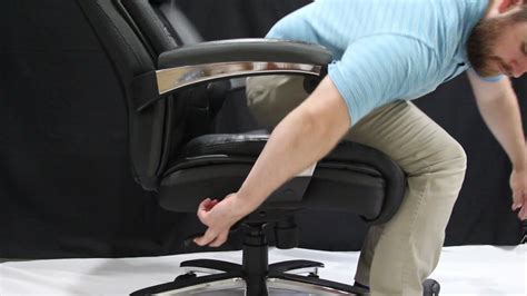 How To Adjust An Office Chair With A Swiveltilt Mechanism Youtube
