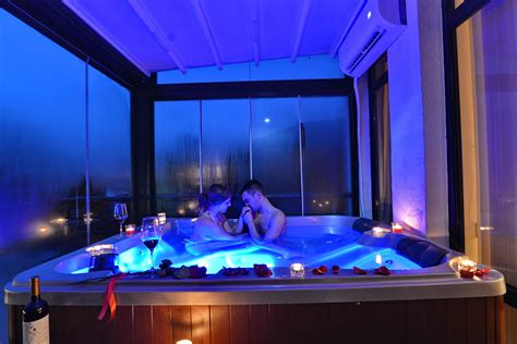 Romantic Womens Day In Suite With The Jacuzzi Panorama Aqualux