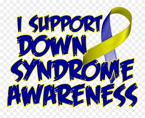 I Support Down Syndrome Awareness Clipart 2386084 Pinclipart