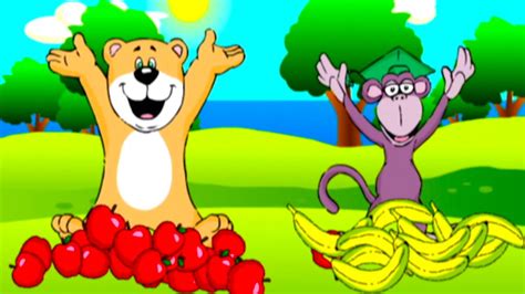 Apples And Bananas Song Sing Along Nursery Rhymes Kids Songs From