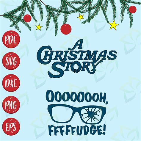 A Christmas Story SVG Files For Silhouette, Files For Cricut, SVG, DXF