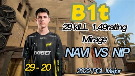 Csgo Povnavi B T Vs Nip Mirage Pgl Major Youtube