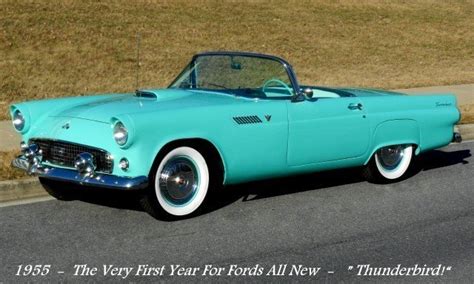 1955 Ford Thunderbird 1955 Ford Thunderbird Convertible For Sale To