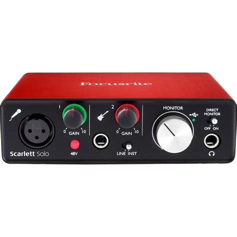 Focusrite Scarlett Solo Usb Audio Scarlett Solo 2nd Gen Bandh