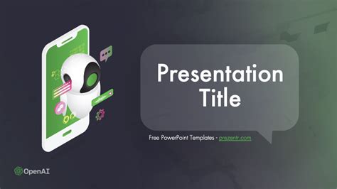 Free Chat Gpt Powerpoint Template Prezentr Ppt Templates