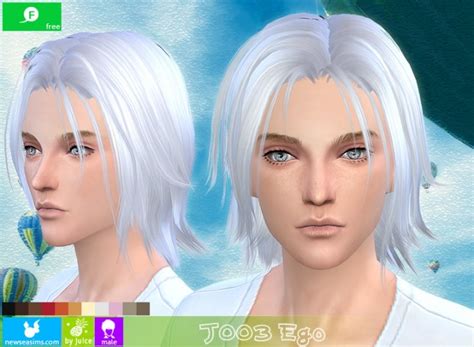 J003 Ego Hair For Males Free At Newsea Sims 4 Sims 4 Updates