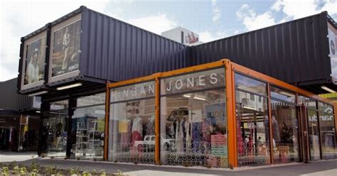 Shipping Containers Restart Shopping Mall Christchurch New Zealand