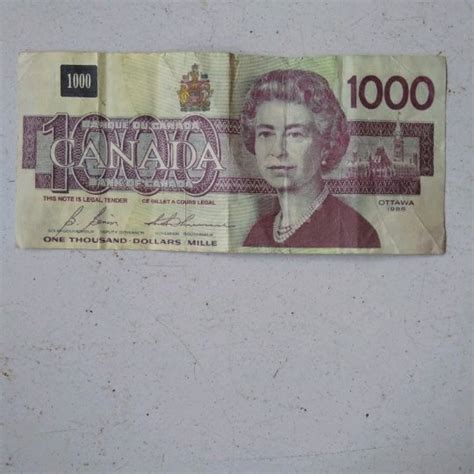 Jual Mata uang kanada 1000 dollar cad di Lapak AHMAD HARIRI | Bukalapak