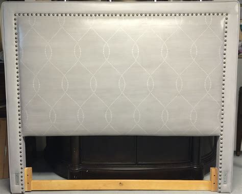 Linen Blend Headboard Painted With Ah One Step Paint In Atelier And Spa