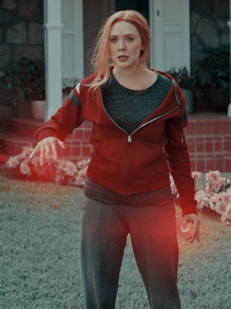 elizabeth olsen as wanda maximoff in wandavision episode 7 in 2021 elizabeth olsen scarlet