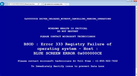 Escaping The Fake Blue Screen Popups And Evading Scareware
