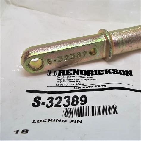 Hendrickson Slide Locking Pin S 32389 Iloca