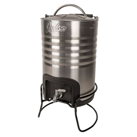 Large View Legacy Stainless Steel 25 Gallon Water Jug In Stainless