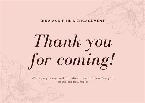 Customize 28 Engagement Cards Templates Online Canva