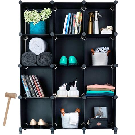 A bedroom with sufficient storage space along with a fabulous design is everyone's desire. Homeries Cube Storage System (12 Cubes) - Modular DIY 12 ...