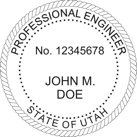 Utah Engineer Stamps