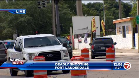 Police Investigate After Man Shot Killed Near Fort Lauderdale Wsvn 7news Miami News