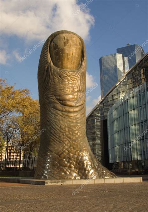 The Giant Finger Sculpture Stock Image Affiliate Finger Giant