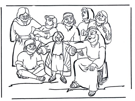 Joseph And His Brothers Coloring Pages Coloring Home