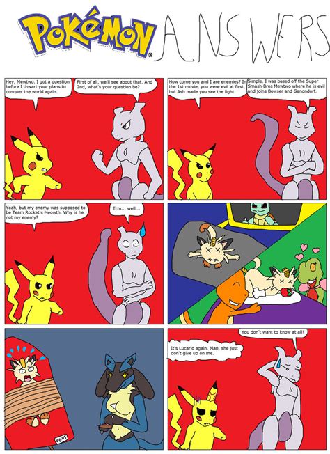 Pokemon Comic Answers By Supersaiyancrash On Deviantart