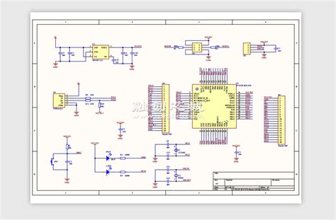 Stm32f103c8t6开发板的电路原理图 融创电子社区