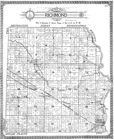 1911 Richmond Township Shawano County Plat Map