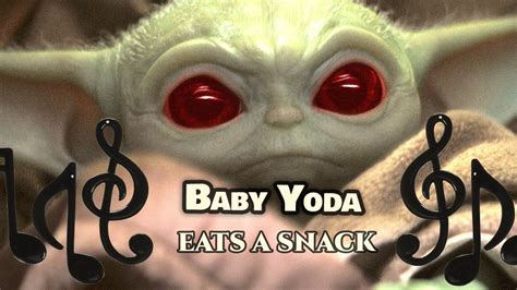 Baby Yoda Eat The Frog Song Youtube