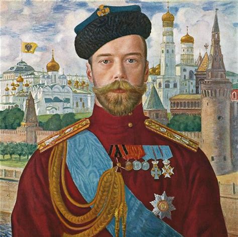 Tsar Nicholas Ii 1915 Boris Kustodiev