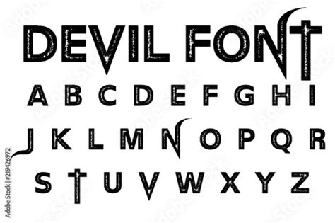 Devil Font Alphabet Stock Photo And Royalty Free Images On Fotolia