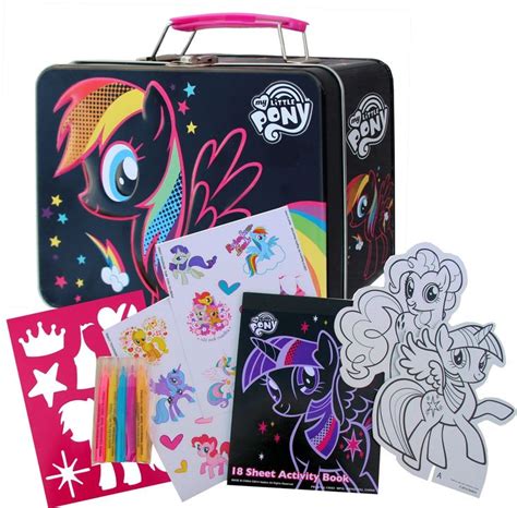 My Little Pony Rainbow Dash ~ Art Set In Tin Box Toys