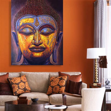Famous Asian Buddha Painting For Sale L Royal Thai Art