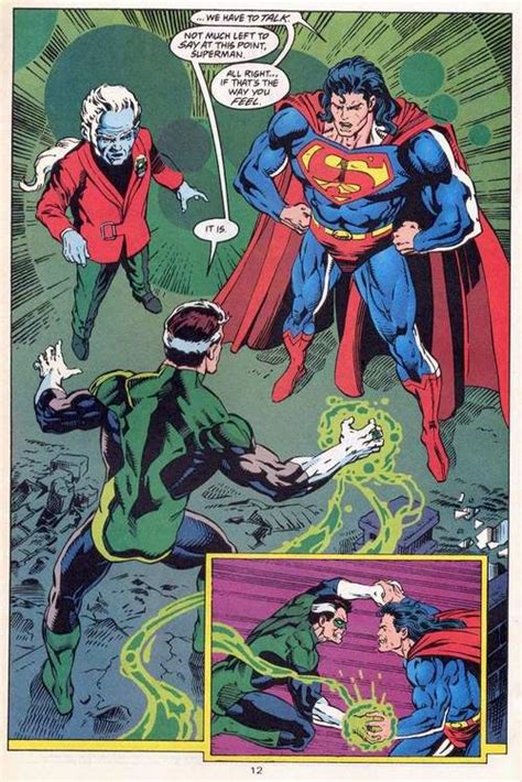 Post Crisis Hal Jordan Superman Vs New 52 Darkseid Battles Comic Vine