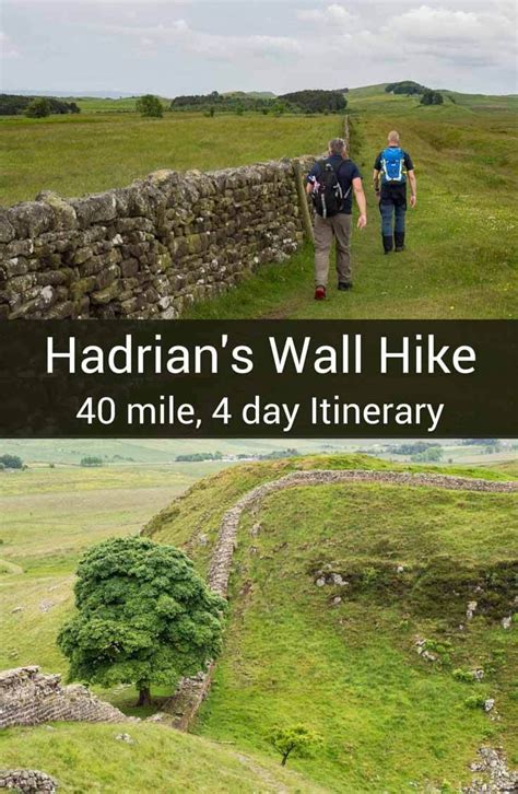 4 Day Itinerary For The Hadrians Wall Walk Great Walks Travel