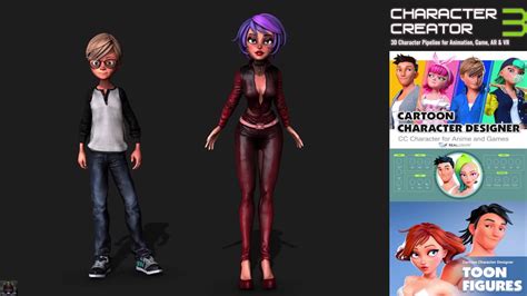 Character Creator 3 Cartoon Designer Plug In Sample 1 Youtube