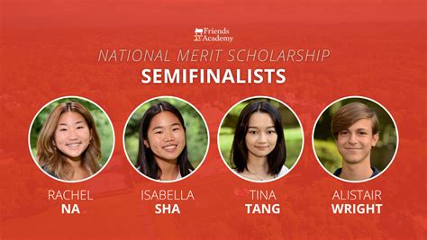 Four Students Named National Merit Scholarship Semifinalists