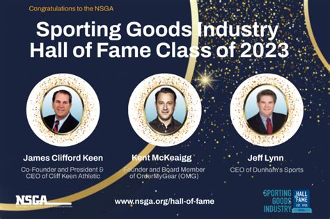 Sporting Goods Industry Hall Of Fame Elects Three Innovators In Class