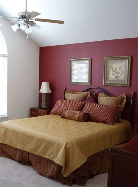 15 Introducing Burgundy Colored Walls Pecansthomedecor Red Bedroom