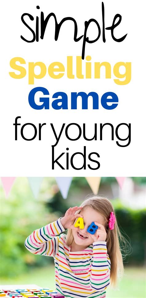 Simple Spelling Game For Kids Spelling Games For Kids Teaching