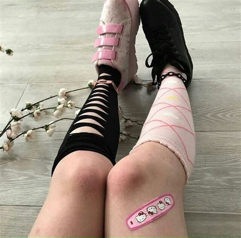 Aesthetic Legs Fashion Aesthetic Clothes Pink Goth