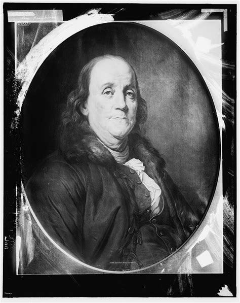 Benjamin Franklin Head And Shoulders Portrait Digital File From Original Library Of Congress