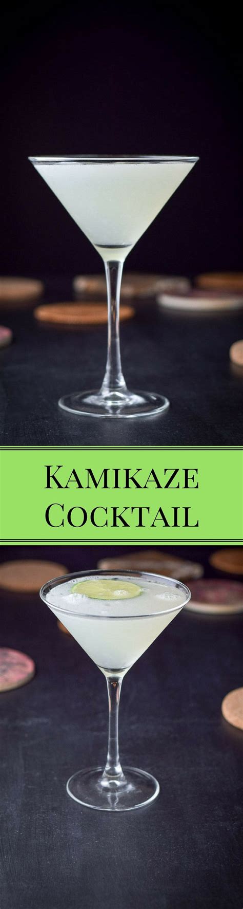the kamikaze cocktail 3 ingredients in equal proportions but although it is easy it doesn
