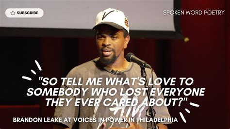 Brandon Leake - "My Ni*%@s" @ Voices In Power | Spoken Word Poetry