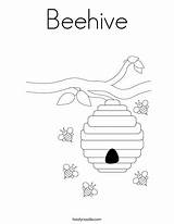 Beehive Bee Twistynoodle sketch template