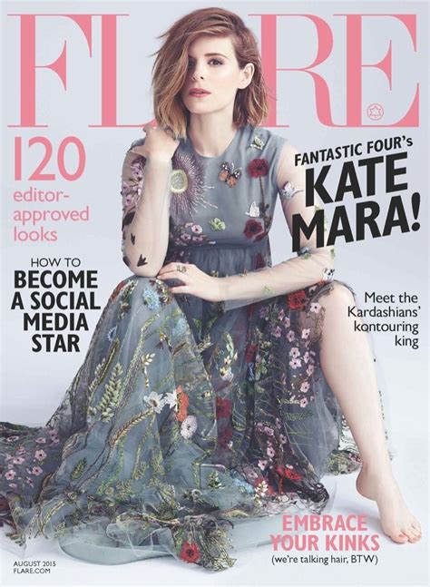 Kate Mara Stars In Flare Magazine Talk Fantastic Four Role Kate