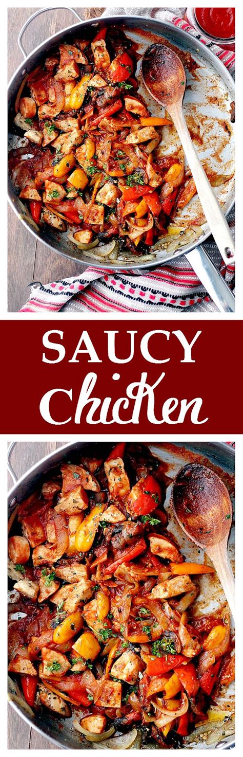 It pairs well with most sides or can be enjoyed by itself (i've listed some pairing ideas at the end of the post). Saucy Chicken - Super quick, flavorful pan-fried chicken, combined with tender veggies and ...