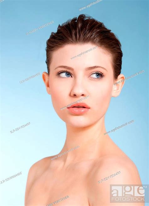 Close Up Of Nude Woman S Face Stock Photo Picture And Royalty Free Image Pic SLR HV RF