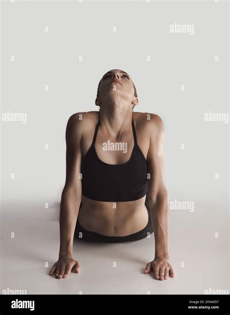 Fitness Woman Stretching Her Backs Stock Photo Alamy