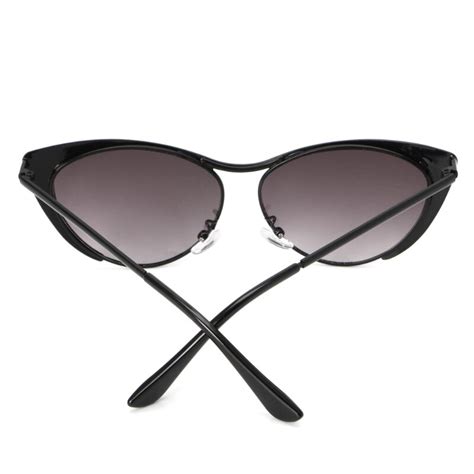 women s retro cat eye sunglasses metal oversized designer vintage fashion shades women s